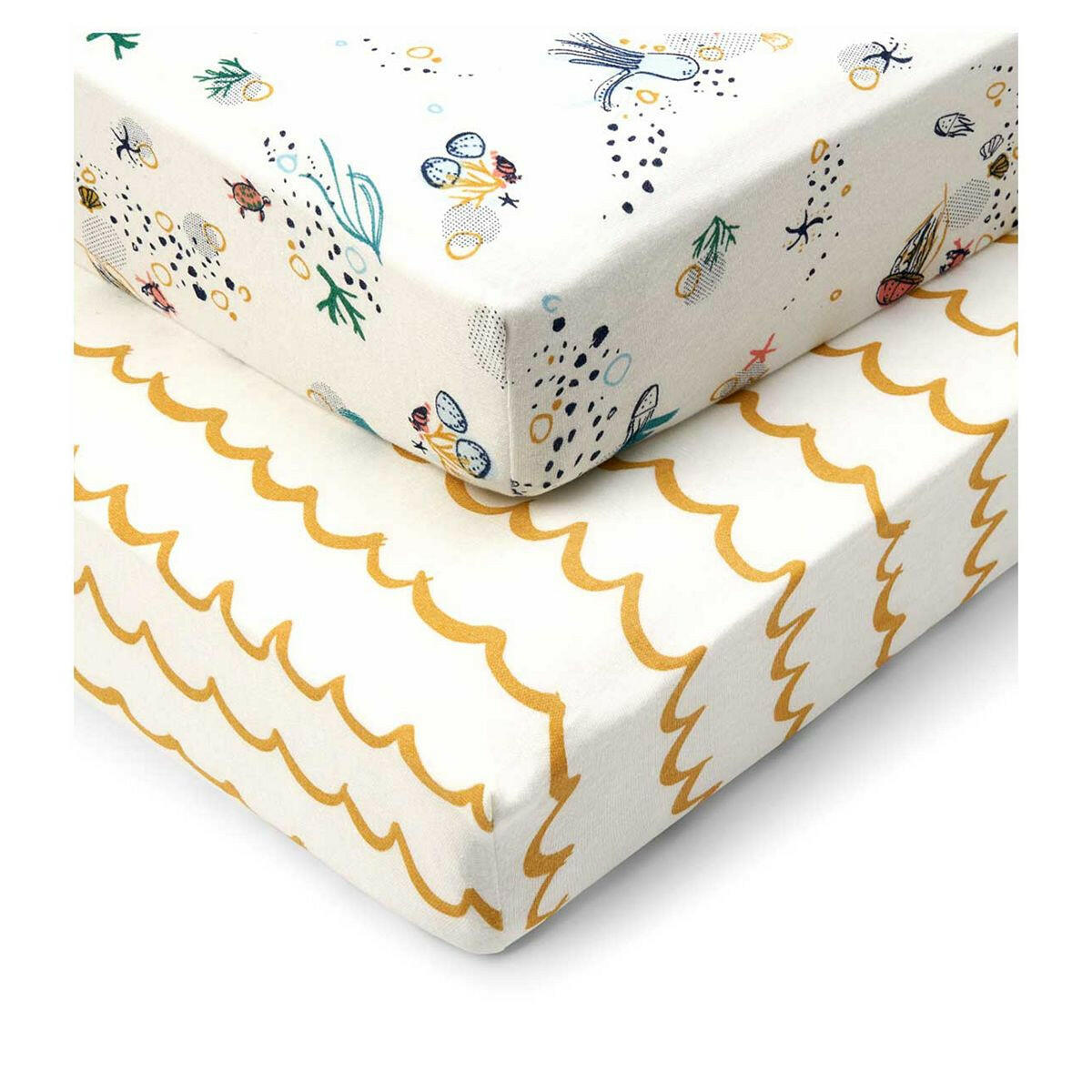 Tutti Bambini Cot Bed Fitted Sheets 2pk - Our Planet GOODS Boots