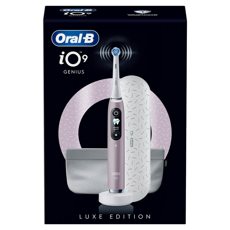 Oral-B iO 9 Special Edition Rose Quartz electric toothbrush, UK version