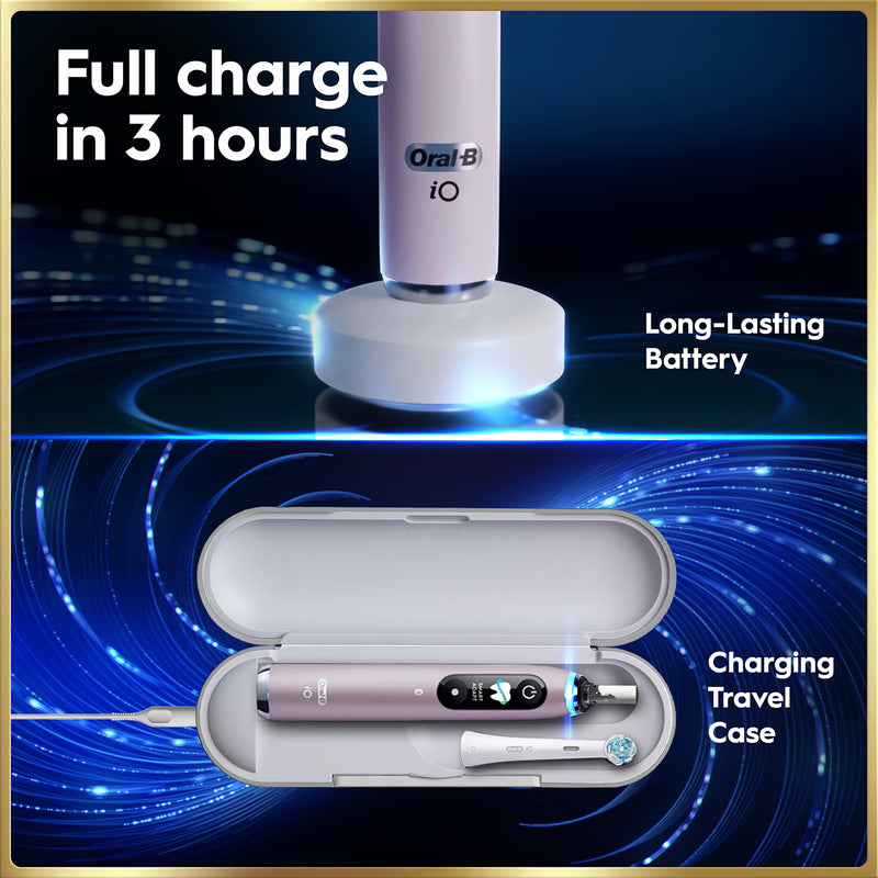 Oral-B iO 9 Special Edition Rose Quartz electric toothbrush, UK version