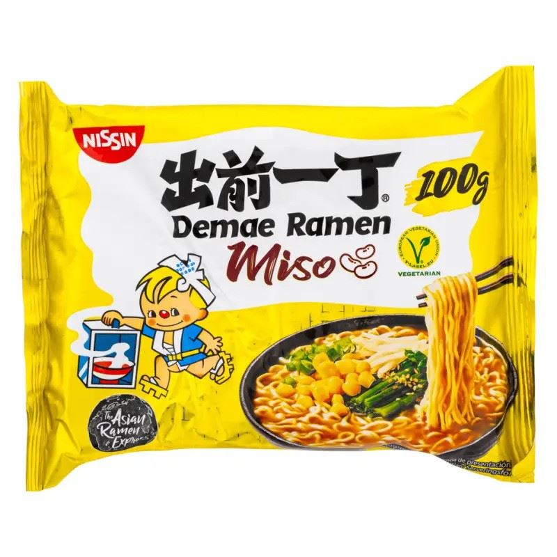 Nissin Demae Ramen miso instant noodles - British product