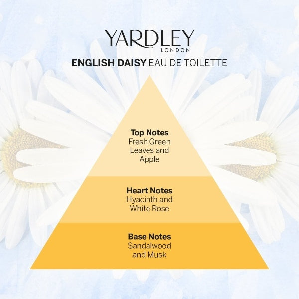 Yardley London Daisy Eau de Toilette 50ml (British brand)