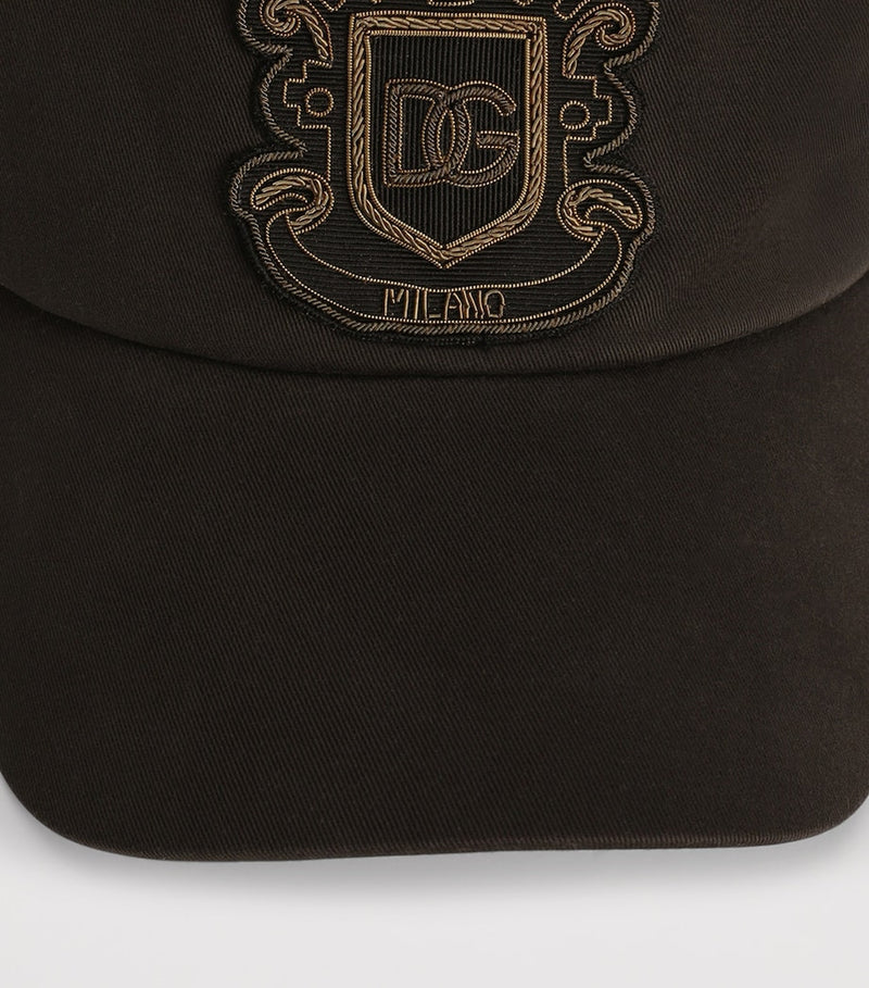Dolce&Gabbana baseball cap with logo appliqué, UK version