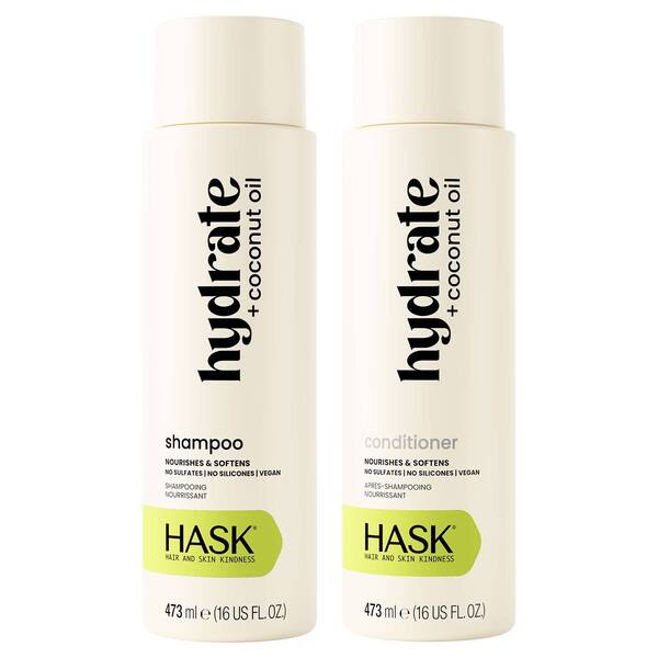 Hask Coconut Oil Shampoo & Conditioner Bundle 473ml - British product