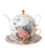 Harrods Wedgwood Bone China Cuckoo Tea For One Teapot Set- Buy online at McGrocer