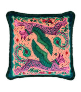 Harrods Emma J Shipley Velvet Lynx Cushion 45cm x 45cm- Buy online at McGrocer