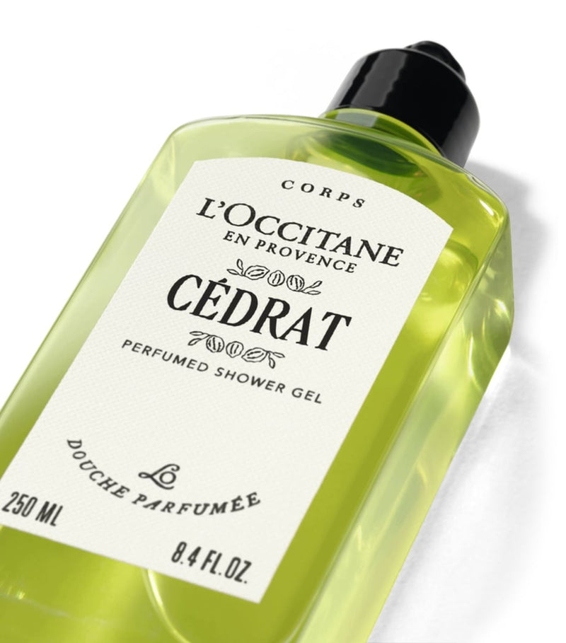 L'Occitane Cédrat perfumed shower gel 250ml, imported from the UK
