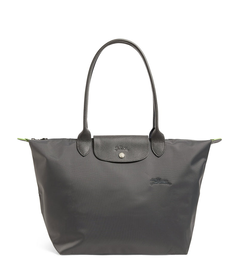 Longchamp Le Pliage large green tote bag (British brand)