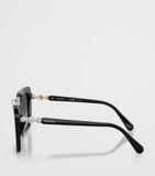 Swarovski butterfly sunglasses with acetate frame and UV protection (British brand)
