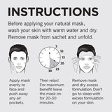 Fuss Free Naturals Mens Face Mask 3 Pack - British product