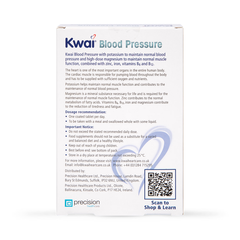 Kwai Blood Pressure Supplement 30 tablets, UK version