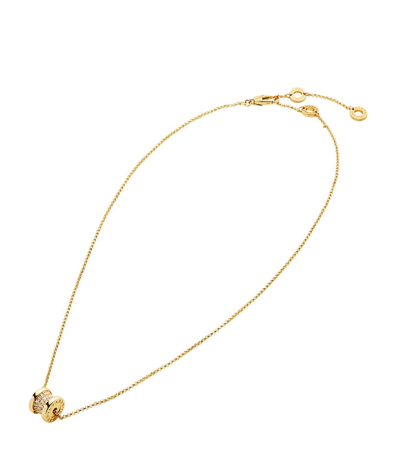 Bvlgari B.zero1 yellow gold diamond necklace, imported from the UK