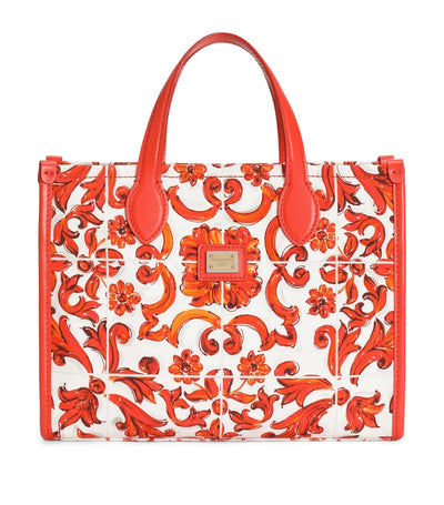 Harrods Dolce & Gabbana Kids Majolica Tote Bag 19cm x 25cm x 8cm- Buy online at McGrocer