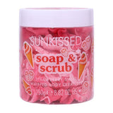 Superdrug Sunkissed SoapScrub Whip Strawberry Swirl Body Cleanser 250g- Buy online at McGrocer