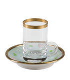 Villari Blooming Butterfly teacup and saucer set (British brand)