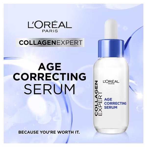 L'Oréal Collagen Expert Peptide Serum 30ml, imported from the UK