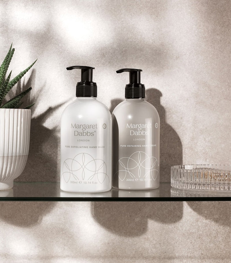 Margaret Dabbs London exfoliating hand wash 300ml, imported from the UK