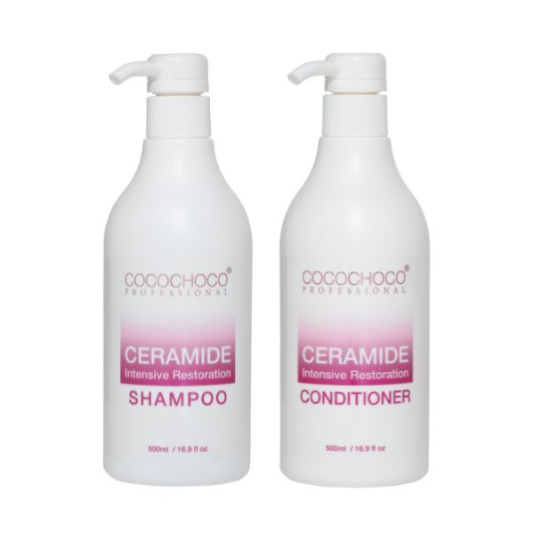 Cocochoco Ceramide Restoration shampoo and conditioner set (British brand)