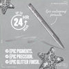 NYX Epic Ink liquid eyeliner brush tip Flashy Flare, imported from the UK