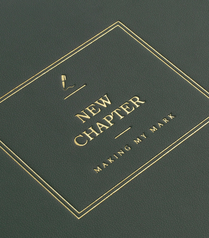 Papier leather notebook new chapter A5, imported from the UK