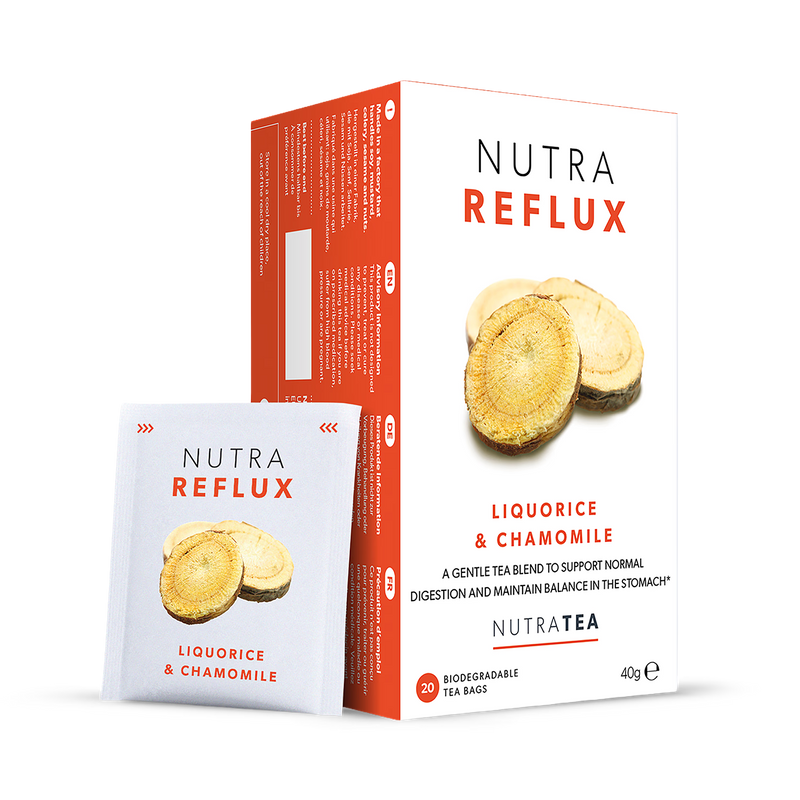 NutraReflux herbal tea 20 bags (British brand)