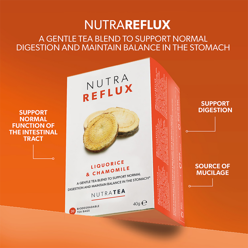 NutraReflux herbal tea 20 bags (British brand)