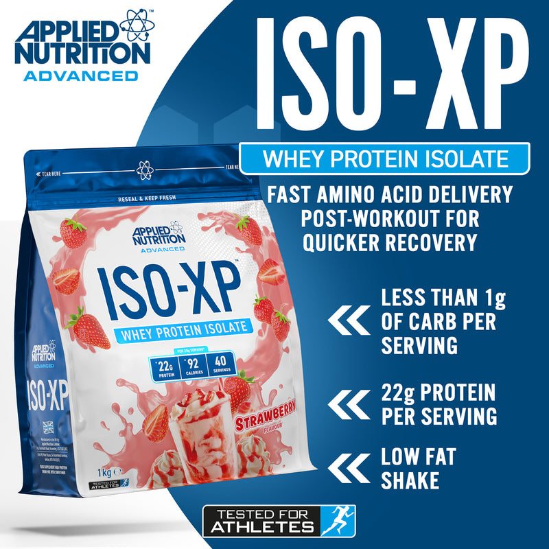 Applied Nutrition ISO XP Whey Protein Strawberry 1kg - British product