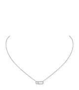 Harrods Messika Move Uno White Gold and Diamond Pavé Necklace (0.22ct)- Buy online at McGrocer