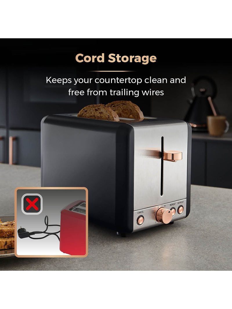 Tower Black 2 Slice Toaster, UK version
