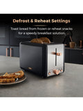 Tower Black 2 Slice Toaster, UK version