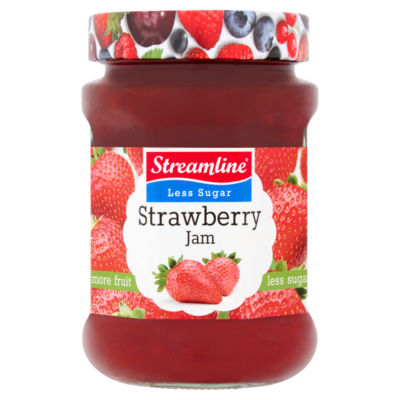 Streamline strawberry jam 340g (British brand)
