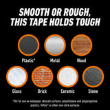 Gorilla mounting tape crystal clear 25mm x 1.5m, UK version