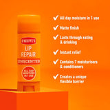 O'Keeffe's Lip Repair Unscented lip balm 4.2g, imported from the UK