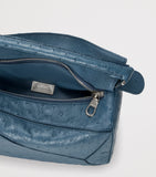 LOEWE Puzzle top-handle handbag ostrich leather, imported from the UK