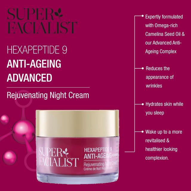 Super Facialist Hexapeptide-9 Anti-Ageing Adv Rejuvenating Night Cream 50ml GOODS M&S