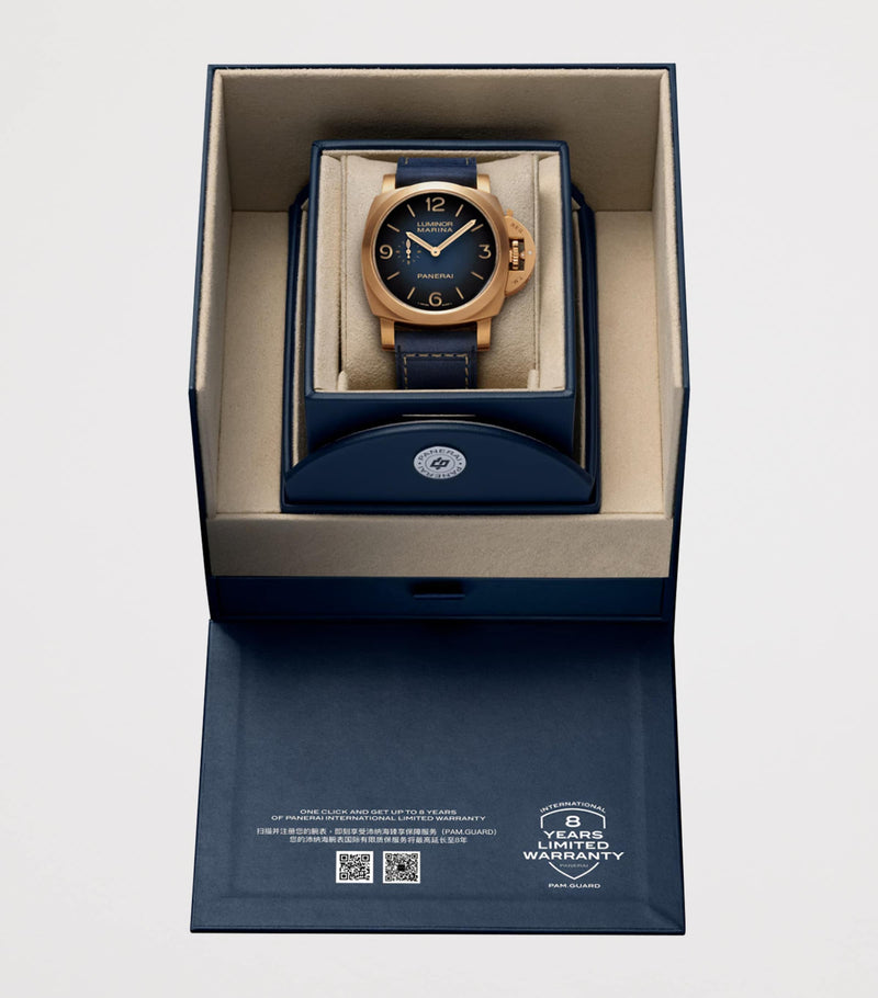 Panerai Bronzo Luminor Marina watch 44mm, UK version