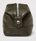 Aspinal of London Reporter leather wash bag, imported from the UK