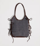 Miu Miu Crochet Ivy Tote Bag woven cotton, UK version