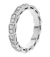 Harrods Bvlgari Serpenti Viper White Gold and Diamond Ring- Buy online at McGrocer