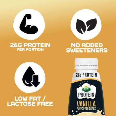 Arla protein milk vanilla flavoured 482ml - British product