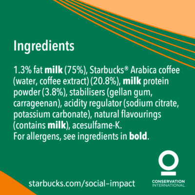 Starbucks protein drink Caramel Hazelnut 330ml - British product