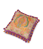 Etro Hoa tassel-trim cushion 45cm, imported from the UK