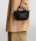 Longchamp Extra-Small Le Pliage Xtra Leather Handbag, imported from the UK
