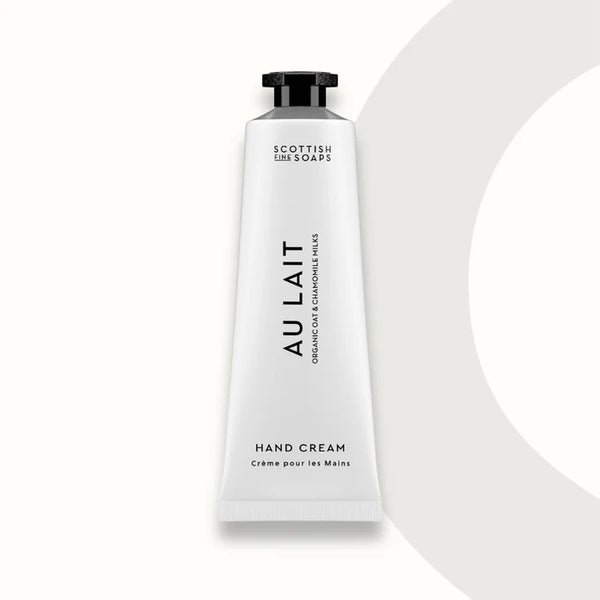 Scottish Fine Soaps Au Lait hand cream 30ml (British brand)