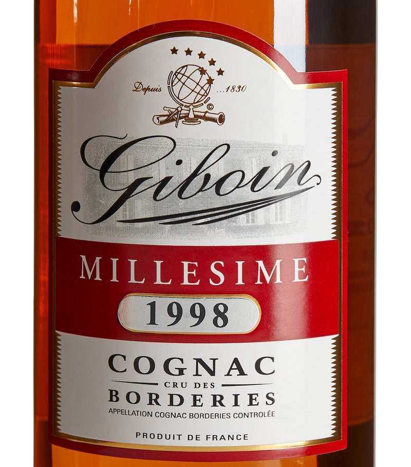 Giboin Cognac de L'Hermitage Borderies 1998 70cl, UK version