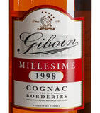 Giboin Cognac de L'Hermitage Borderies 1998 70cl, UK version