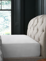 Collection Luxe White 1000 Thread Count Sateen Extra Deep Fitted Bed Sheet
