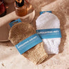 Superdrug exfoliating jute mitt (British brand)