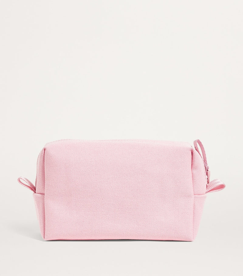 Harrods cotton logo cosmetics bag, UK version