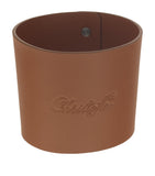 Christofle leather Objets Miroir coffee cup ring, imported from the UK