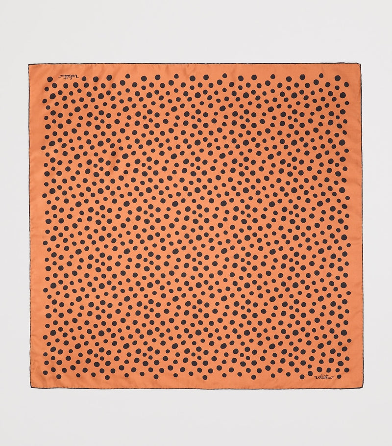 Valentino Garavani spotted silk scarf 90cm, UK version